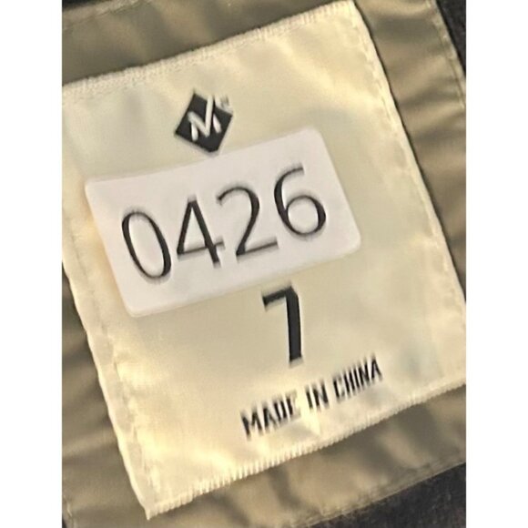 Cozy Puffer Youth Jacket Size 7 With Fur Hood Olive Green & Black - Picture 12 of 12